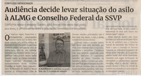 Audiência decide levar situação do asilo à ALMG e Conselho Federal da SSVP. Jornal Correio da Cidade, Conselheiro Lafaiete de 16 a 22 de mar. de 2024, 1722ª ed., Política, p. 02.