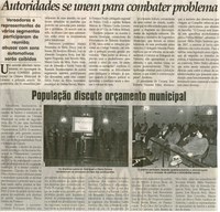 Autoridades se unem para combater problema: vereadores e representantes de vários segmentos participaram de reunião; abusos com som automotivos serão coibidos. Jornal  Correio da Cidade, Conselheiro Lafaiete,  20 jun. 2009, p. 04.