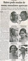 Bairro pode mudar de nome; moradores aprovam: Tietê deve passar a se chamar São Judas Tadeu, em homenagem ao santo, que conta com muitos devotos. Jornal Correio da Cidade, Conselheiro lafaiete, 11 abr. 2009, p. 08.