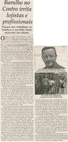 Barulho no Centro irrita lojistas e profissionais: pessoas que trabalham na Telésforo e rua Melo Viana reclamam dos abuso. Jornal Correio da Cidade, Conselheiro Lafaiete, 15 ago. 2009, p. 08.