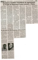 Bombeiros ressaltam importância da regularização do Projeto de Segurança Contra Incêndio e Pânico. Jornal Expressão Regional, Conselheiro Lafaiete, 14 jan. 2017 a 21 jan. 2017, 458-x ed., p. 5.