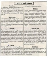 Caducou. Jornal Correio da Cidade, Conselheiro Lafaiete, 18 fev. 2017 a 24 fev. 2017, 1357ª ed., Caderno Opinião,Frei Tibúrcio,p. 8.