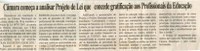  Câmara começa a analisar Projeto de Lei que concede gratificação aos Profissionais da Educação. Folha Livre, Conselheiro Lafaiete, 22 set. 2007, 339ª ed., p. 02. 