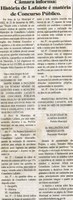 Câmara informa História de Lafaiete é matéria de Concurso Público. Folha Livre, Conselheiro Lafaiete, 25 de ago. 2007, p. 15. 