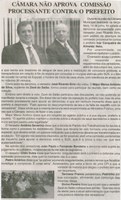 Câmara não aprova Comissão Processante contra o Prefeito. Jornal Nova Gazeta, Conselheiro Lafaiete, 24 jul. 2015, p.4.