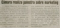  Câmara realiza palestra sobre marketing. Jornal Correio da Cidade, Conselheiro Lafaiete, 25  mar. 2006, 796ª ed., p. 11.