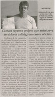Câmara reprova projeto que autorizava servidores a dirigirem carros oficiais. Jornal Correio da Cidade, Conselheiro Lafaiete, 03 mai. 2014, p. 6.