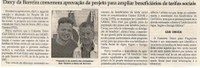 Darcy da Barreira comemora aprovação de projeto para ampliar beneficiários de tarifas sociais. Jornal Correio da Cidade, 18 ago. 2018 a 24 ago. 2018. 1435ª ed., Caderno Comunidade, p. 10.