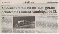 De autoria do Professor Oswaldo, Projeto de Lei que atende à comunidade surda é aprovado na Câmara. Jornal Correio da Cidade, Conselheiro Lafaiete de 11 a 17 de nov. de 2023, 1705ª ed., Política, p. 04.