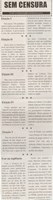 Eleições I; Eleições II; Eleições III; Eleições VI; Eleições V . Correio de Minas, Conselheiro Lafaiete,  22 fev. 2014, Sem Censura, p. 3.