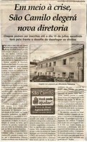 Em meio à crise, São Camilo elegerá nova diretoria. Jornal Correio da Cidade, 06 jul. a 12 jul, 1481ª ed., Caderno Saúde, p. 35.