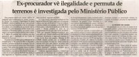 Ex- procurador vê ilegalidade e permuta de terrenos é investigada pelo Ministério Público. Jornal Correio da Cidade, Conselheiro Lafaiete, 16 a 22 jul. 2016, 1326ª ed., Caderno Política, p. 6.