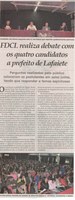  FDCL realiza debate com os quatro candidatos a prefeito de Lafaiete, Jornal Correio da Cidade, Conselheiro Lafaiete, 30 set. a 07 out. 2016, 1337ª ed. p. 4. 