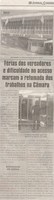 Férias dos vereadores e dificuldade no acesso marcam a retomada dos trabalhos na Câmara. Jornal Correio da Cidade, 03 ago. a 09 ago, 1485ª ed., Caderno Política, p. 4.