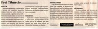 Frei Tibúrcio – Arranca-Rabo. Jornal Correio da Cidade, Conselheiro Lafaiete de 15 a 23 de jun. de 2023, 1684ª ed. Caderno Opinião, p. 6.