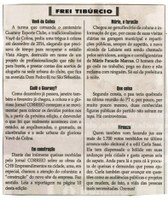Frei Tibúrcio. Jornal Correio da Cidade, Conselheiro Lafaiete, 04 fev. 2017 a 10 fev. 2017, 1355ª ed. Caderno Opinião, p. 8.