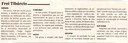 Frei Tibúrcio. Jornal Correio da Cidade, Conselheiro Lafaiete, de 04 a 10 de mar. de 2023, 1669ª ed. Caderno Opinião, p. 6. Frei Tibúrcio. Jornal Correio da Cidade, Conselheiro Lafaiete, de 04 a 10 de mar. de 2023, 1669ª ed. Caderno Opinião, p. 6.