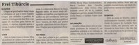 Frei Tibúrcio. Jornal Correio da Cidade, Conselheiro Lafaiete de 23 a 29 de mar. de 2024, 1723ª ed., Opinião, p. 06.