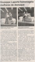 Giuseppe Laporte homenageia mulheres de destaque. Jornal Correio, Conselheiro Lafaiete, 11 Setembro 2021, 1593ª ed., Caderno Política, p. 04.