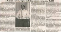 Glycon Franco propõe mutirão para resolver drama da 040. Jornal Correio da Cidade,  29 mar. 2008, p. 04.