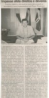 Impasse afeta direitos e deveres: prefeito viabiliza alternativas para não prejudicar moradores e nem frequentadores da Praça Tiradentes. Jornal O Dossiê, Conselheiro Lafaiete, 21 fev. 2006, ed. 111, p. 6.