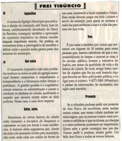 Impositivo; Que coisa. Jornal Correio da Cidade, Conselheiro Lafaiete, 30 dez. 2017 a 05 jan. 2018, 1402ª ed., Caderno Opinião, Frei Tibúrcio, p 08.