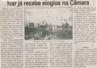 Ivar já recebe elogios na Câmara. Jornal Correio de Minas, Conselheiro Lafaiete, 22 ago. 2015, p. 03.
