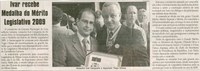 Ivar recebe medalha do Mérito Legislativo 2009. Jornal Correio da Cidade, Conselheiro Lafaiete, 12 dez. 2009, p. 04.