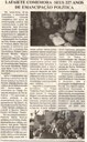 Lafaiete comemora seus 227 anos de emancipação política. Jornal Nova Gazeta, Conselheiro Lafaiete, 23 set. 2017 a 29 set. 2017, 927ª ed., Ano XXXI, Caderno Gerais, p 9.