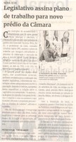 Legislativo assina plano de trabalho para novo prédio da Câmara. Jornal Correio da Cidade, Conselheiro Lafaiete, 21 a 27 jun. 2025, 1785ª ed., Política, p. 2.