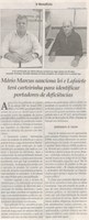 Mário Marcus sanciona lei e Lafaiete terá carteirinha para identificar portadores. Jornal Correio da Cidade, 24 ago. a 30 ago, 1488ª ed., Caderno Política, p. 4.