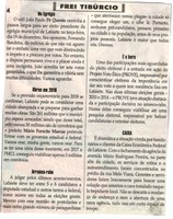 Na Egrégia. Jornal Correio da Cidade, Conselheiro Lafaiete, 16 dez. 2017 a 22 dez. 2017, 1400ª ed., Caderno Opinião, Frei Tibúrcio, p 8.