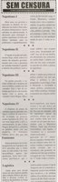 Nepotismo I; Nepotismo II; Nepotismo III; Nepotismo IV; Fantasma. Correio de Minas, Conselheiro Lafaiete, 08 fev. 2014, Sem Censura, p. 3.