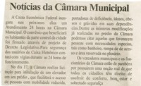 Notícias da Câmara Municipal. Folha Livre, Conselheiro Lafaiete, 12 set. 2008, p. 13.