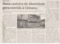 Nova carteira de identidade gera corrida à Câmara. Jornal Correio da Cidade, Conselheiro Lafaiete, 25 a 31 de mai. 2024, 1732ª ed., Política, p. 4.