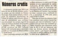 Números cruéis. Jornal Correio da Cidade, Conselheiro Lafaiete, 09 set. 2017 a 15 set. 2017, 1386ª ed., Caderno Opinião, p 8.