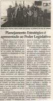 Planejamento Estratégico é apresentado ao Poder Legislativo. Jornal Correio da Cidade, 30 jun. 2018 a 06 jul. 2018. 1428ª ed., Caderno Política, p. 6.