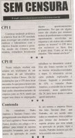 CPI I; CPI II; Contenda. Correio de Minas, Conselheiro Lafaiete, 26 mar. 2014, Sem Censura, p. 3.