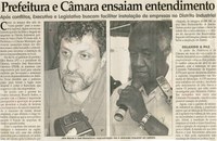 Prefeitura e Câmara ensaiam entendimento: após conflitos, Executivo e Legislativo buscam facilitar instalação de empresas no Distreito Industrial. Jornal Correio da Cidade, Conselheiro Lafaiete, 26 jan. 2008, p.4.
