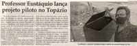 Professor Eustáquio lança projeto piloto no Topázio. Jornal Correio da Cidade, Conselheiro Lafaiete, 22 mai. 2021, 1577ª ed., Caderno Esporte e-social, p. 35.