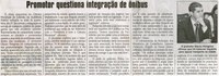 Promotor questiona integração de ônibus. Jornal Correio da Cidade, Conselheiro Lafaiete, 26 mai. 2012, p. 02.