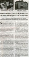 Reunião discute situação de famílias que necessitam de aluguel social em Lafaiete. Jornal Correio da Cidade, Conselheiro Lafaiete, 07 a 13 nov. 2015,1290ª ed.,  Caderno Especial, p. C3.