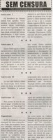 Guerra Santa I; Guerra Santa II; Guerra Santa III; Guerra Santa IV; Esquisofrenia. Correio de Minas, Conselheiro Lafaiete, 28 fev. 2015, Sem Censura, p. 03.