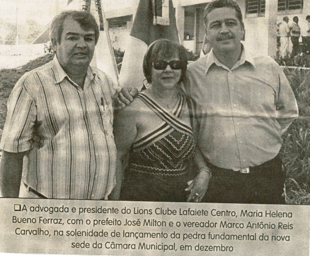 [Solenidade de lançamento da nova sede da Câmara Municipal de Conselheiro Lafaiete]. Jornal Correio da Cidade, 05 fev. 2011, 1046 ed., p. 39