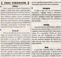 Tiro no pé?; Participativo. Jornal Correio da Cidade, 18 mai. 2019 a 24 mai. 2019. 1474ª ed., Caderno Opinião: Frei Tibúrcio, p. 8.