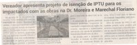 Vereador apresenta projeto de isenção de IPTU para os impactados com as obras na Dr. Moreira e Marechal Floriano. Jornal Correio da Cidade, Conselheiro Lafaiete, 29 de jun. a 05 de jul. 2024, 1737ª ed., Política, p. 2.