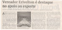Vereador Erivelton é destaque no apoio ao esporte. Jornal Correio da Cidade, Conselheiro Lafaiete, 01 a 07 de jun. 2024, 1733ª ed., Política, p. 2.