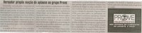 Vereador propõe moção de aplauso ao grupo Prove. Jornal Correio da Cidade, Conselheiro Lafaiete, 01 nov. 2014, p. 4.