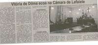 Vitória de Dilma ecoa na Câmara da Lafaiete. Correio de Minas, 01 nov. 2014, p. 6.