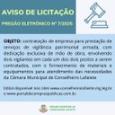 AVISO DE LICITAÇÃO - PREGÃO ELETRÔNICO 7/2025 AVISO DE LICITAÇÃO - PREGÃO ELETRÔNICO 7/2025